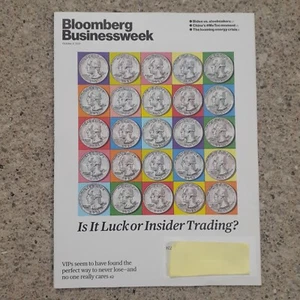 Bloomberg Businessweek Insider Trading Mercy Hospital Chicago Wine Money Economy - Picture 1 of 12