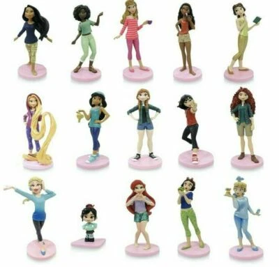 NUEVO SELLADO Disney Store Ralph Breaks the Internet Princess Mega Figura Set de 15 Foto 1 de 2