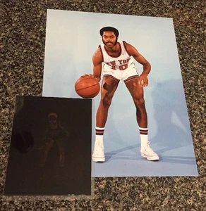 Foto de Walt Frazier de los New York Knicks 8x10 con negativo - Imagen 1 de 3