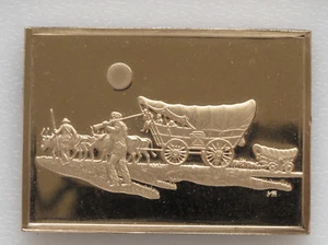 1975 9th Amendment Solid Bronze Proof Barren Franklin Mint Bill of Rights D7816 - Bild 1 von 2