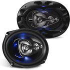 BOSS Audio Systems BE694 Rage Series 6 x 9 Inch Car Door Speakers Blue Light