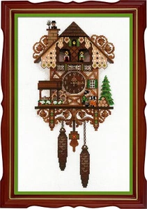 Riolis Cross Stitch Kit - Cuckoo Clock 1730 - Picture 1 of 1