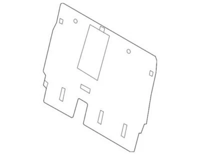 Genuine Ford Explorer 2011-2019 Rear Seat Trim Panel Assembly BB5Z-7860509-A - Imagem 1 de 2