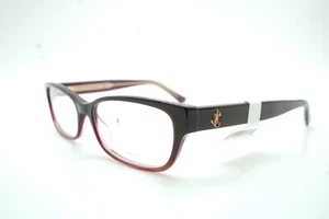 JIMMY CHOOJC 271 EGL BURGANDY DESIGNER AUTHENTIC EYEGLASSES 53-16 140 - Picture 1 of 4