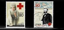 Japan 2009 Red Cross 150th Anniversary 80Y Complete Used Set Sc# 3113-3114