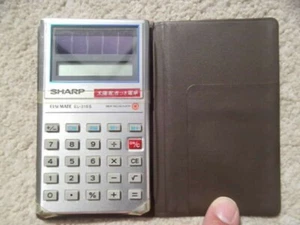 VINTAGE SHARP ELSI MATE EL-316S SOLAR CALCULATOR - Photo 1/5