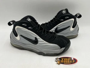 Nike Air Total Max Uptempo Metallic Silver 2021 Size 9 Authentic Rare Used High - Picture 1 of 11