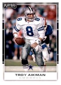 2017 Playoff Troy Aikman NFL PWE Base Card Cowboys #120 - Picture 1 of 2