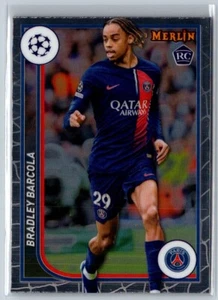 2024 TOPPS MERLIN BRADLEY BARCOLA RC PSG #96 - Picture 1 of 2