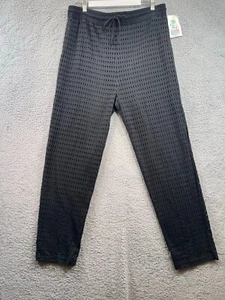 Y2K Pants Coco Bay Large of Miami KNit Pants Large Pull Up Pants Nos - Picture 1 of 8