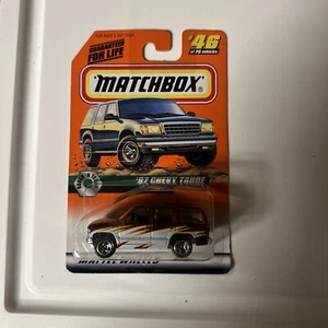1998 Matchbox 97 Chevy Tahoe (MB46) new in package. - Picture 1 of 3
