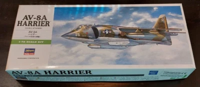 HASEGAWA B10 00240 AV-8A HARRIER - kit 1/72 NUOVO PARTI SIGILLATE - Immagine 1 di 2