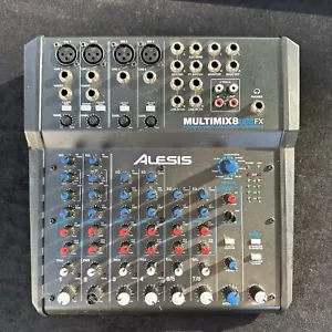 Alesis MultiMix 8 USB FX - 8-Kanal Kompaktmixer - KEIN STROMKABEL - Bild 1 von 5