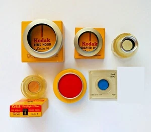 Vintage Kodak Series 6, VI Camera Lens Filters, Adapter Rings, etc. + Edna lite - Picture 1 of 7