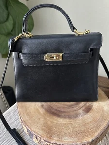 Cole Haan Kelly Bag W/ Crossbody Strap Black - Picture 1 of 13