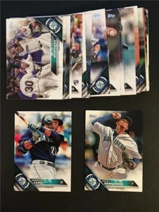 2016 Topps Seattle Mariners Team Set Series 1 2 Update 28 Cards - Picture 1 of 1