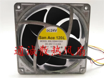 1 pcs Sanyo San Ace 120L 9GL1224H1D01 24V 0.22A inverter fan - Image 1 of 2