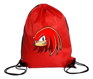 Sonic the Hedgehog Knuckles Character Drawstring Bag - Picture 1 of 1