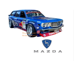 1:10 RC Clear Lexan Body Shell Kit Mazda RX3 Wagon with decals & Extras. 200mm - Picture 1 of 12