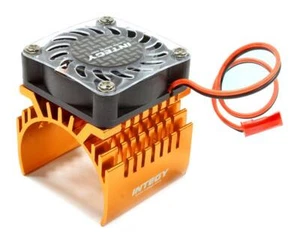 Precision 40x40mm High Speed Cooling Fan+Heatsink Mount for 40mm O.D. Motor - Picture 1 of 1