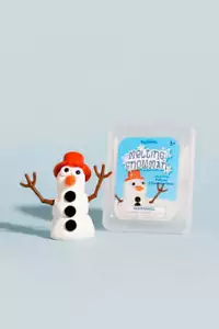 Toysmith Melting Snowman Reusable Putty & 9 snowman pieces & storage container - Picture 1 of 3