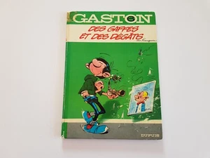 BD Gaston Lagaffe - Des gaffes et des dégâts - Dupuis 1973 Franquin (dos rond) - Imagen 1 de 12