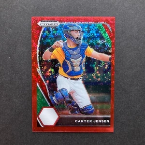 Carter Jensen 2021 Prizm Draft Picks #PDP78 Red Donut Circles /99 - Picture 1 of 2