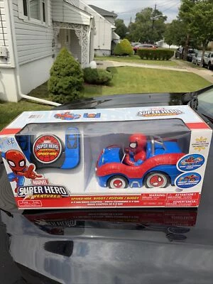 Spider-Man Marvel Super Hero Adventures R/C Buggy Spiderman Remote Control New ! - Image 1 of 4