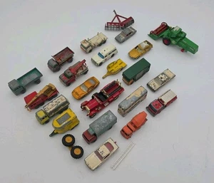 Vintage Lot of 20 VEHICLES 60s Diecast MATCHBOX SERIES / READ - Picture 1 of 9