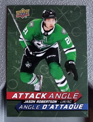 Jason Robertson LW 2025-26 Upper Deck Tim Hortons Attack Angle #AA-18 - Image 1 of 2