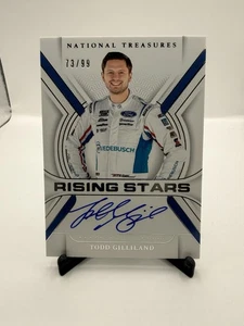 2024 Panini National Treasures Rising Stars Auto Todd Gilliland /99 #RS-TGD (AU) - Picture 1 of 9