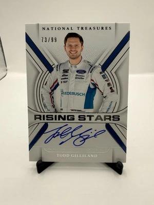 2024 Panini National Treasures Rising Stars Auto Todd Gilliland /99 #RS-TGD (AU) - Image 1 of 4