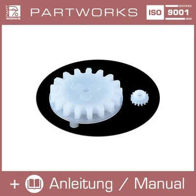 PARTWORKS Tacho Zahnräder Kilometerzähler für PORSCHE 993 Tachometer E15 + 17-K SET