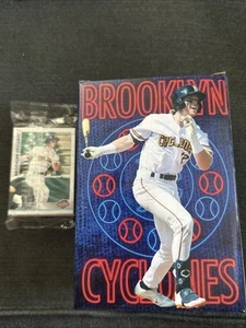 Brett Baty Bobblehead Brooklyn Cyclones SGA New York Mets W/ Team Card Set - Picture 1 of 9