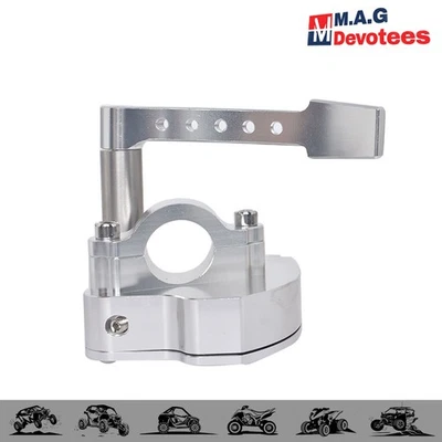 PARA YAMAHA BANSHEE YFZ RAPTOR 350 660 700 PLATA BILLET PULGAR CONJUNTO ACELERADOR Foto 1 de 4