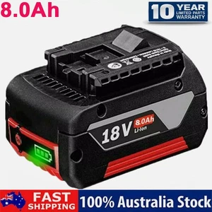 18V Battery For Bosch 18 VOLT 8.0AH Li-ion BAT609 BAT610G BAT618 24618-01 NEW - Picture 1 of 15