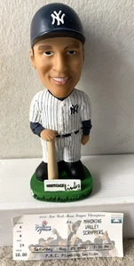 NY YANKEES DEREK JETER STATEN ISLAND BOBBLEHEAD SGA 2001 TICKET STUB BASEBALL - Picture 1 of 7