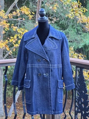 CHAQUETA/ABRIGO VAQUERO MUJER KAREN KANE AZUL OSCURO - (TALLA GRANDE) Foto 1 de 4