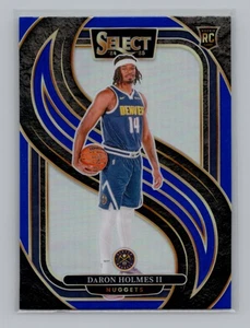 2024-25 Panini Select NBA #173 Daron Holmes II RC Premier Blue Prizm DEN Nuggets - Picture 1 of 2