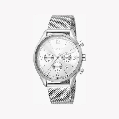 Esprit Men's Silver Stainless Steel Watch, Silver Dial | Es1g210m0055 - Image 1 of 4