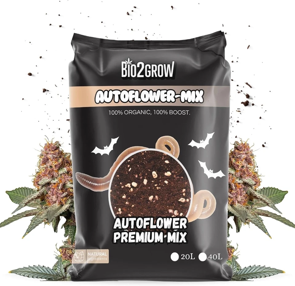 Bio2Grow Autoflower Mix - Automatik Blumenerde Indoor & Outdoor Grow
