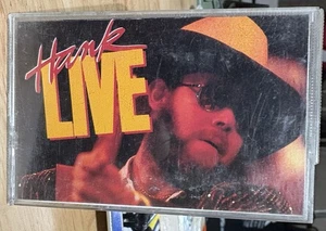 Hank Williams Jr. "Hank Live" Cassette tape - Picture 1 of 3