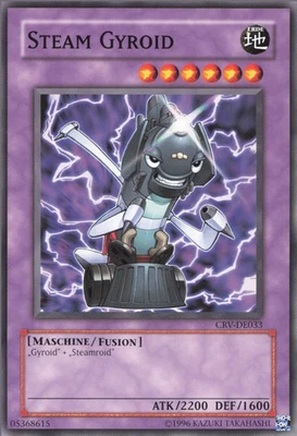 YuGiOh Steam Gyroid CRV-DE033 Common Neu 1st - Bild 1 von 2