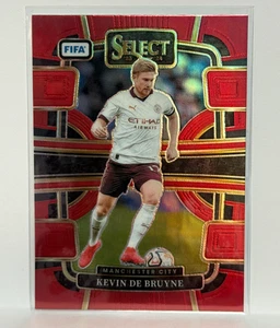 2023-24 Panini Select FIFA Terrace Red Prizm Kevin de Bruyne #13 - Foto 1 di 2