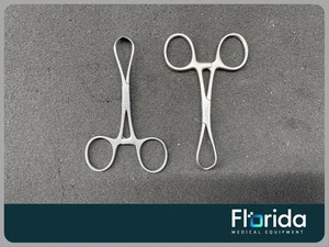 SET BESTEHEND AUS 2 JARIT EDNA HANDTUCHZANGEN MATTES FINISH REF: 109-119 IN TOP ZUSTAND - Bild 1 von 5