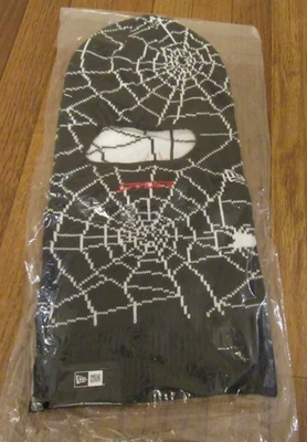 Supreme Spyder New Era Balaclava Black FW24 Supreme New York 2024 Brand New - Image 1 of 4