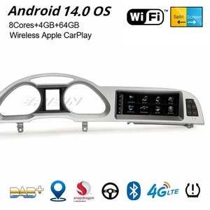 Radio Coche 8.8" Android 14 GPS Para Audi A6 Qualcomm 8 Núcleos CarPlay 64GB Bluetooth - Imagen 1 de 24