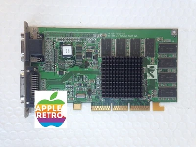 PMG4 & Cube 🟩 ATI RAGE 128 PRO 16MB Apple 109-72700-02 Mac 630-3500 AGP ADC+VGA - Photo 1/4