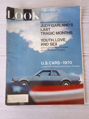 Look - October 7, 1969 Judy Garland’s Last Tragic Months, Youth Love And Sex - Image 1 of 4