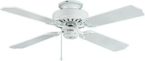 Fantasia Eurofan Belaire 42in Ceiling Fan White or Cane Blades 110095 - Picture 1 of 3